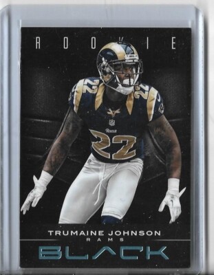 Trumaine Johnson 2012 Panini Black Platinum RC Rookie 6/25 Rams Jets