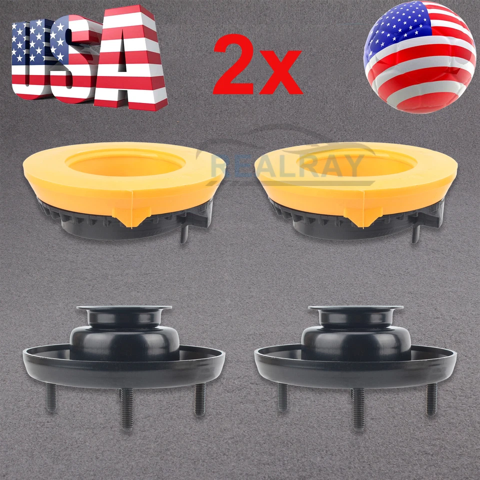 Front Strut Shock Mount Spring Seat Set For Jaguar XJ XJR 2010-2016 C2D51875 New Foto 4 de 4