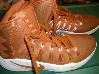SZ12 Nike Hyperdunk 2016 Texas Longhorns 856487-882 Zoom Rev Live Hyperrev Force