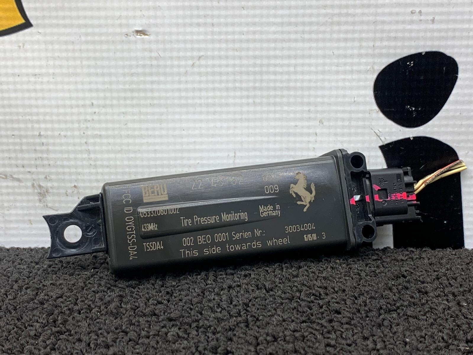 2008 MASERATI GRANTURISMO TIRE PRESSURE MONITORING SYSTEM SENSOR OEM