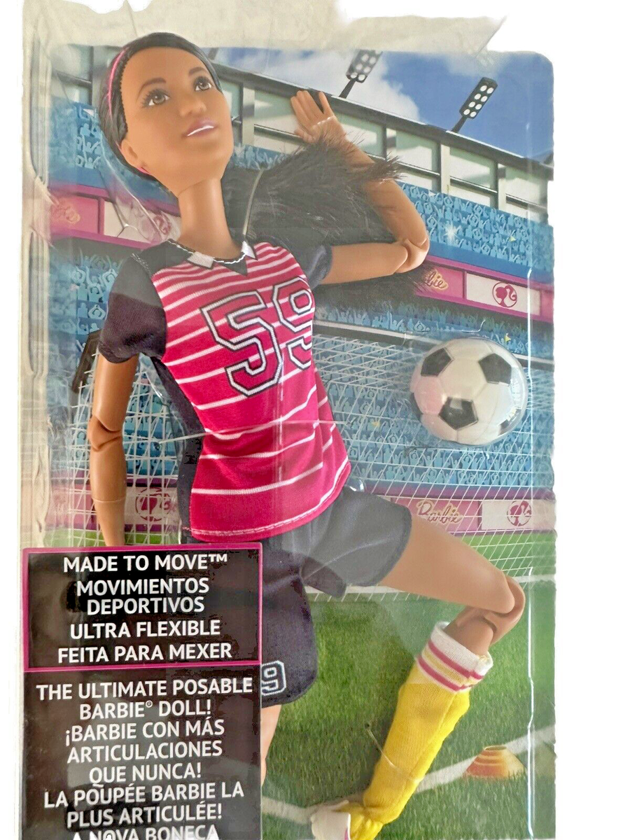 Made To Move The Ultimate Posable Barbie Doll Soccer Player