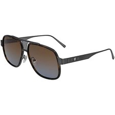 NEW MCM 137S 215 Tortoise  Black Aviator Sunglasses with Brown Lens  MCM Case