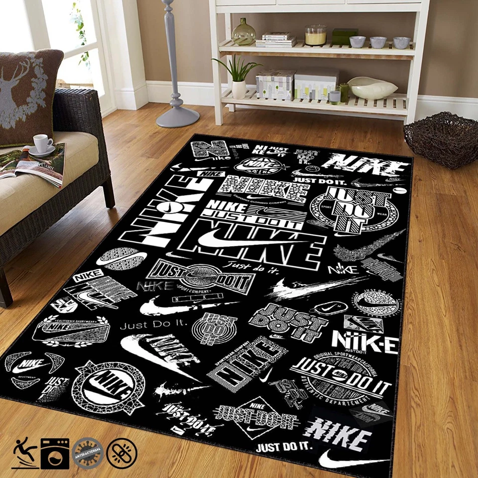 Tapete Tênis, Tapete Street Fashion, Sneakerhead, Tapete Estampado Presente Tênis, Preto - Imagem 3 de 4