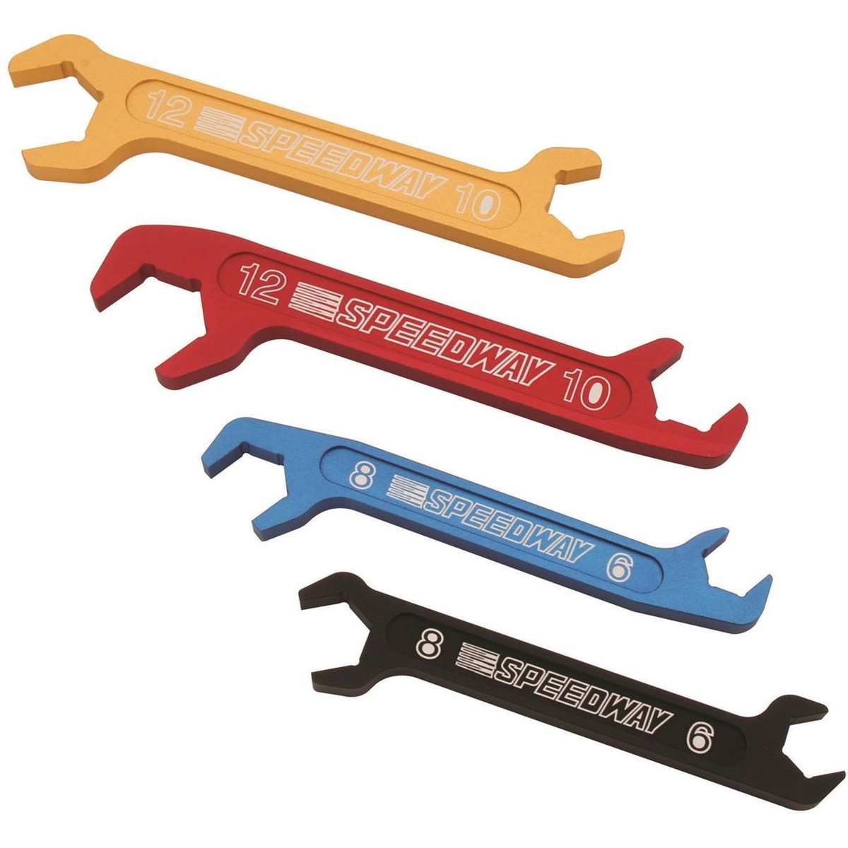 Combination Aluminum AN Fitting Wrench Set, AN6 AN8 AN10 AN12, Set