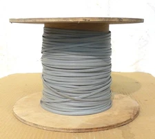 LYNN ELECTRONICS SILVER SATIN CABLE L-6C26F19, 26-6/C, FLAT, RISER