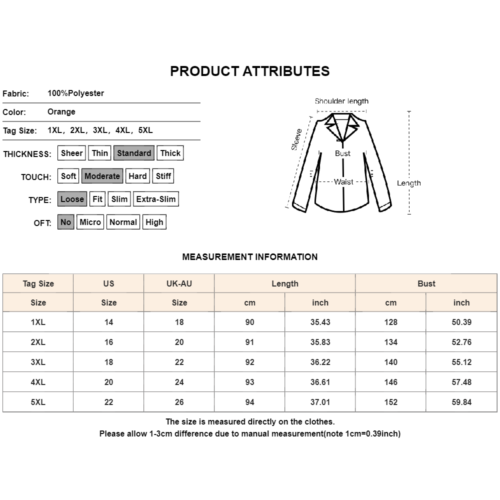 PLUS SIZE ⭐ Women Check Loose Ladies Jacket Oversize Baggy Casual Top Shirt Coat - Picture 2 of 16
