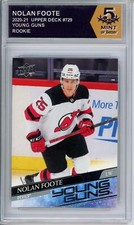 HCWPP - 2020-21 Upper Deck #729 Nolan Foote YG Graded Rookie RC - 294216