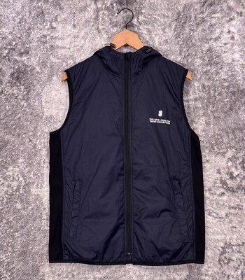 New Anatomie Leonardo Hooded Vest Medium Mens Full Zip Insulated