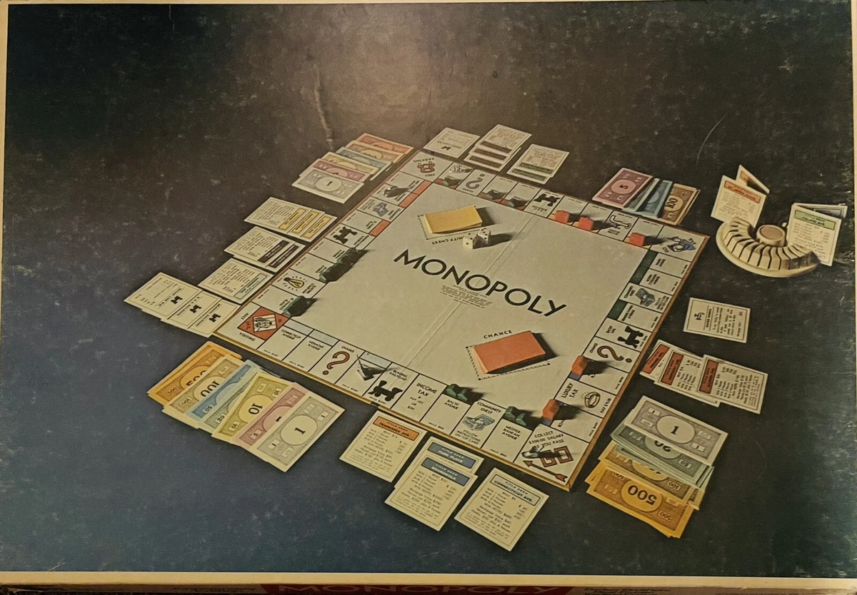 Monopoly 1974 Vintage Manufacture Board & Traditional Games for