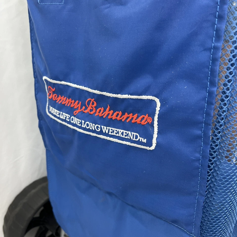 Cochecito de playa todo terreno Tommy Bahama cochecito de verano neumático grande carro de arena Foto 3 de 4