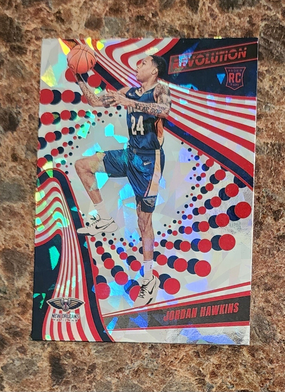 2023-24 Panini Revolution #116 Jordan Hawkins Chinese New Year RC