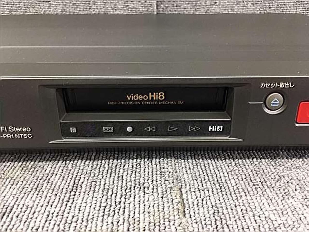 動作確認済☆ソニー EV-PR1 Hi8 ハイエイト 8ミリビデオデッキ SONY EV-PR1 Hi8 8ミリビデオデッキ AVケーブル付属 SONY EV-PR1 Hi8 8