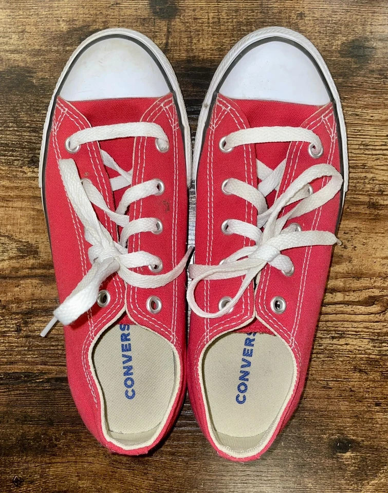 Camiseta baja Converse Youth Kids Chuck Taylor All Star roja talla US 3 jóvenes 35 EUR Foto 4 de 4