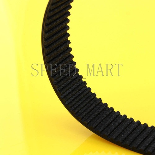 Cintura di temporizzazione 375-3M HTD 125 denti in gomma incastrati anello chiuso largo 20 mm - Foto 3 di 3