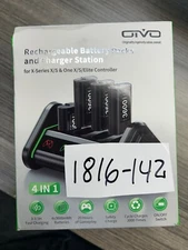 OIVO RECHARGEABLE BATERRY PACKS AND CHARGER STATION XBOX SERIES