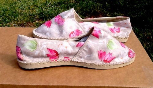 HAVAIANAS ALGODÓN FLORAL DESLIZANTES MUJER TALLA 7 - Imagen 2 de 7