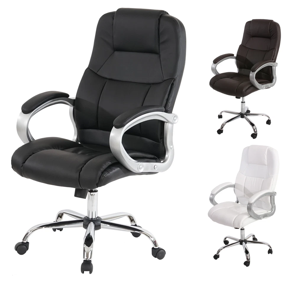 HEUTE-WOHNEN Profi-Bürostuhl Boston XXL Chefsessel US-Version, 150kg belastbar, Kunstleder