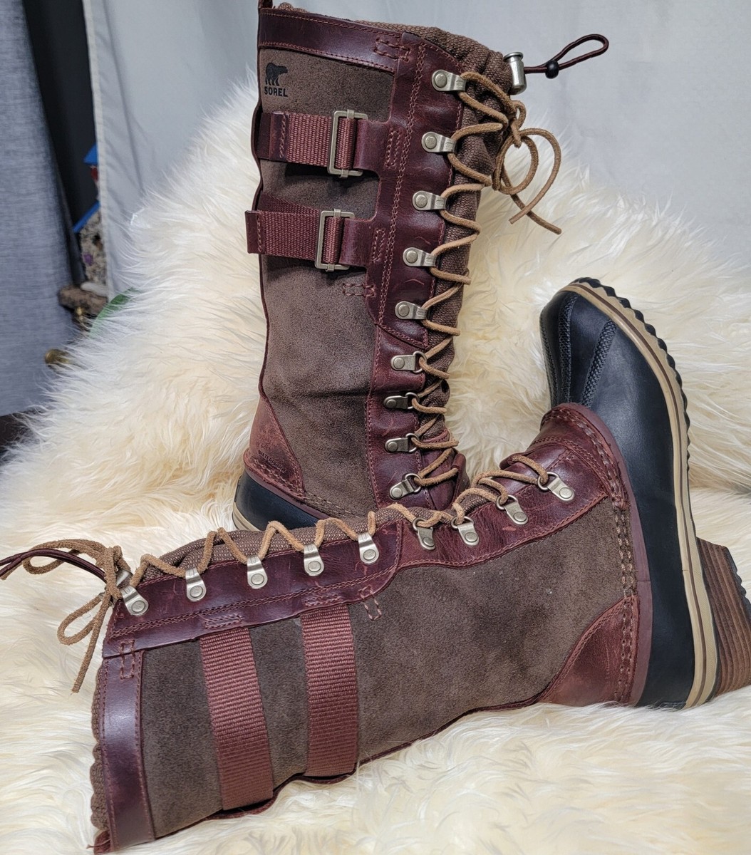 値下げ SOREL 防水ハイカットブーツ ブラウン SOREL 防水ハイカットブーツ ブラウン/ブラック26cm - メルカリ