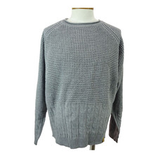 Weatherproof Vintage Mens Gray Long Sleeve Crew Neck Sweater Size XXXL NWT