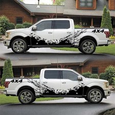 Racing Mud Splash Graphics Vinyl Stickers Skirt Stripes Decal For Car Body Door