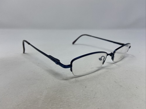 SUCCESS SS-351 BLUE 51-17-135 BLUE HALF RIM EYEGLASSES FRAME CT35 | eBay