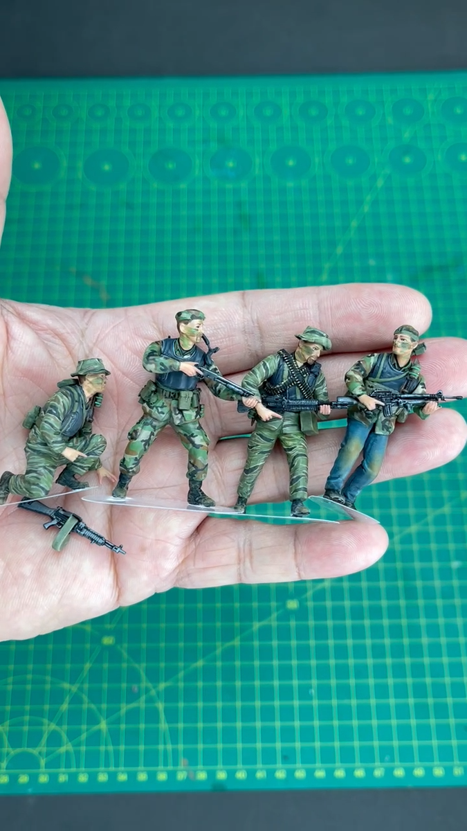 PreSale Set 04 ProPainted 1:35 Figures US Navy Seal team Vietnam