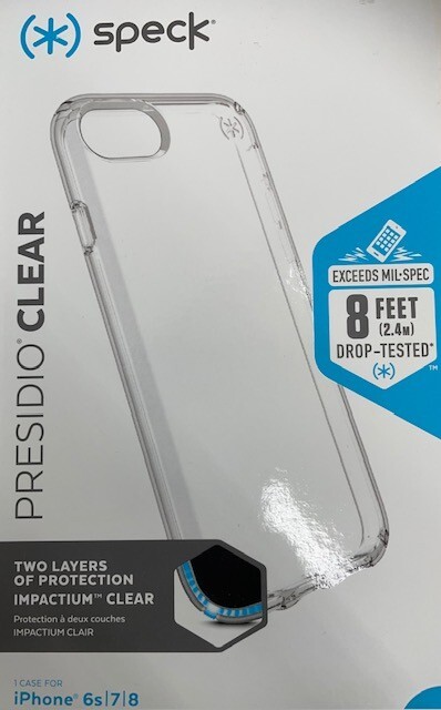 Speck Presidio Clear iPhone 8 Case