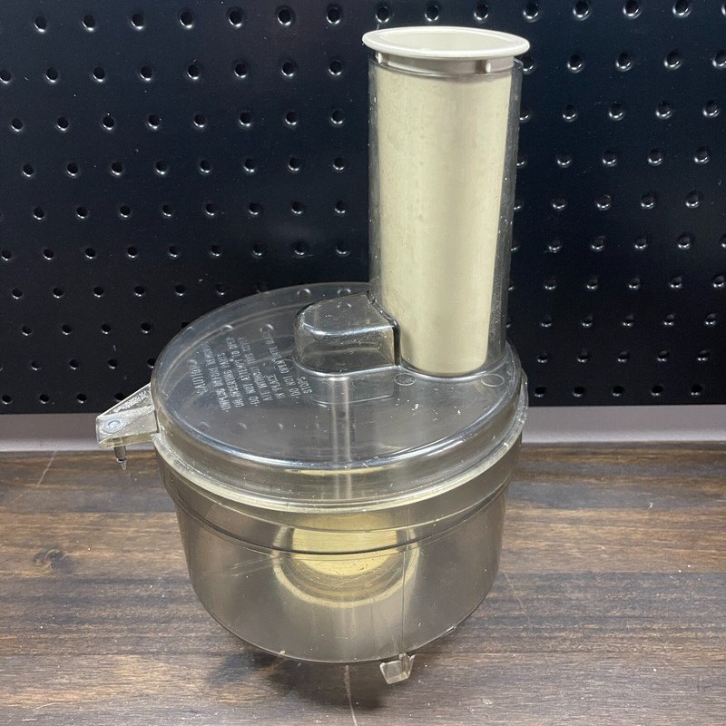 GE Food Processor Bowl & Lid D6FP1 Replacement Part OEM Vintage General Electric