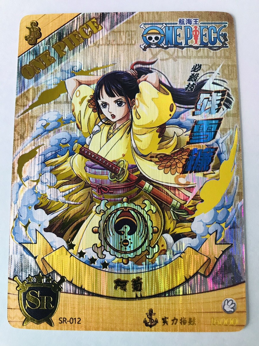 Samurai Kikunojo One Piece Anime Super Rare Holo Mint Trading Card