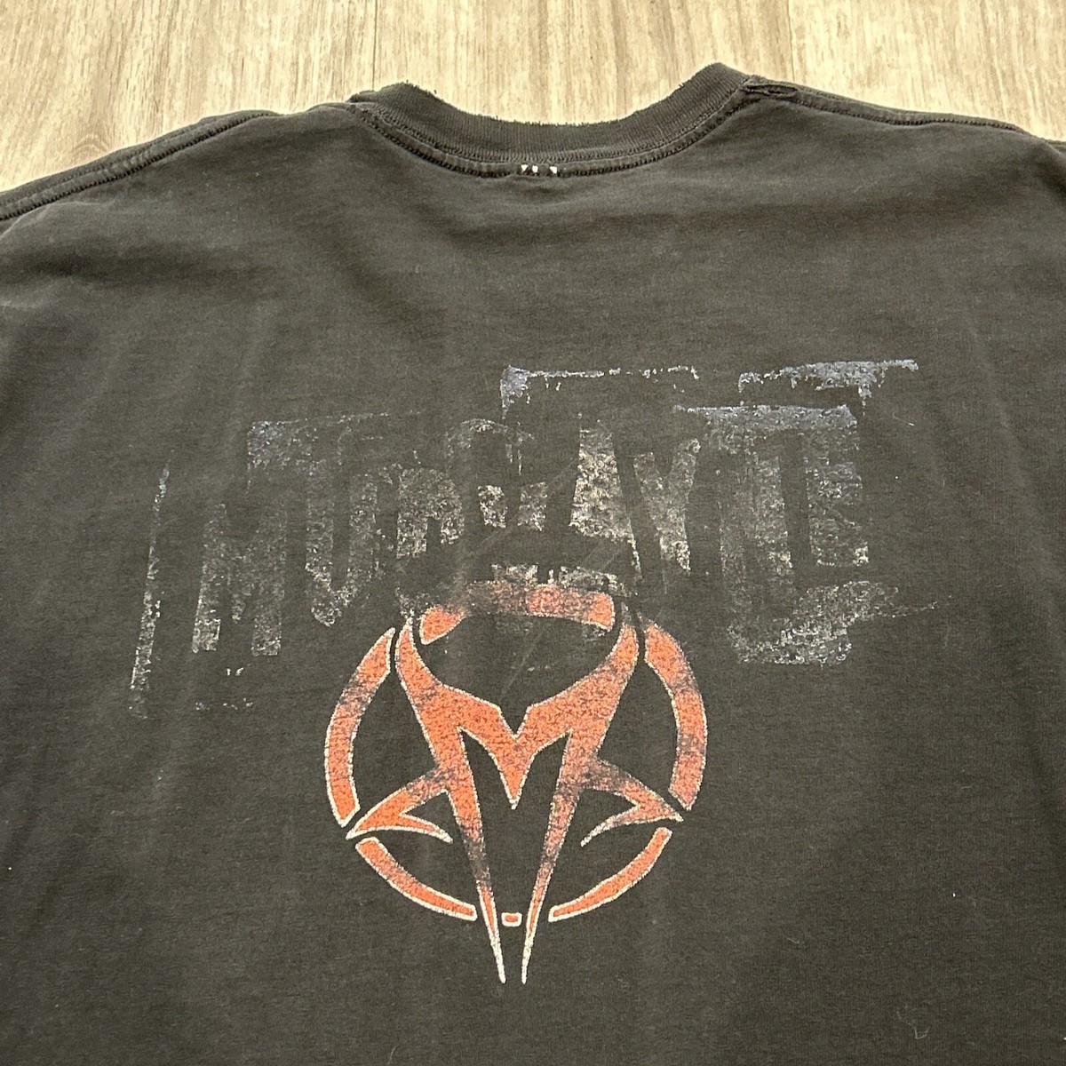 90s Mudvayne Tシャツ Vintage Mudvayne Rock Band T-shirt Double Sided Graphic