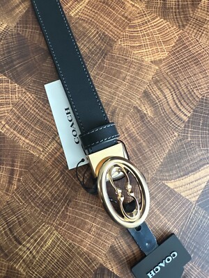BN COACH Signature~Solid Buckle Cut To Size Belt, 25 Mm  display picture 3