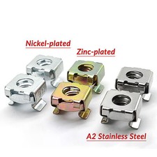 A2 Stainless Steel Cage Nuts Server Rack Mount Cabinet PC Fixing M4 M5 M6 M8 M10