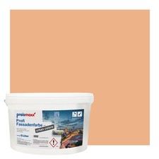 Professional Facade Paint Orange Apricot Silicone Resin Reinforced 5L - Large Colour Choice