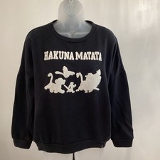 Disney The Lion King Hakuna Matata Junior Sweater Black - XL