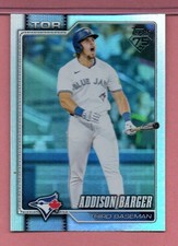 Addison Barger Toronto Blue Jays Topps Series 1 Baseball Rainbow Foil #241