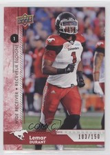 2018 Upper Deck CFL Red 103/150 Lemar Durant #108 r6v