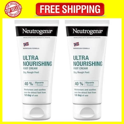 JOHNSON & JOHNSON Neutrogena Norwegian Formula Nourishing Foot Cream Dry/Damaged Feet, 100 ml 2Pck