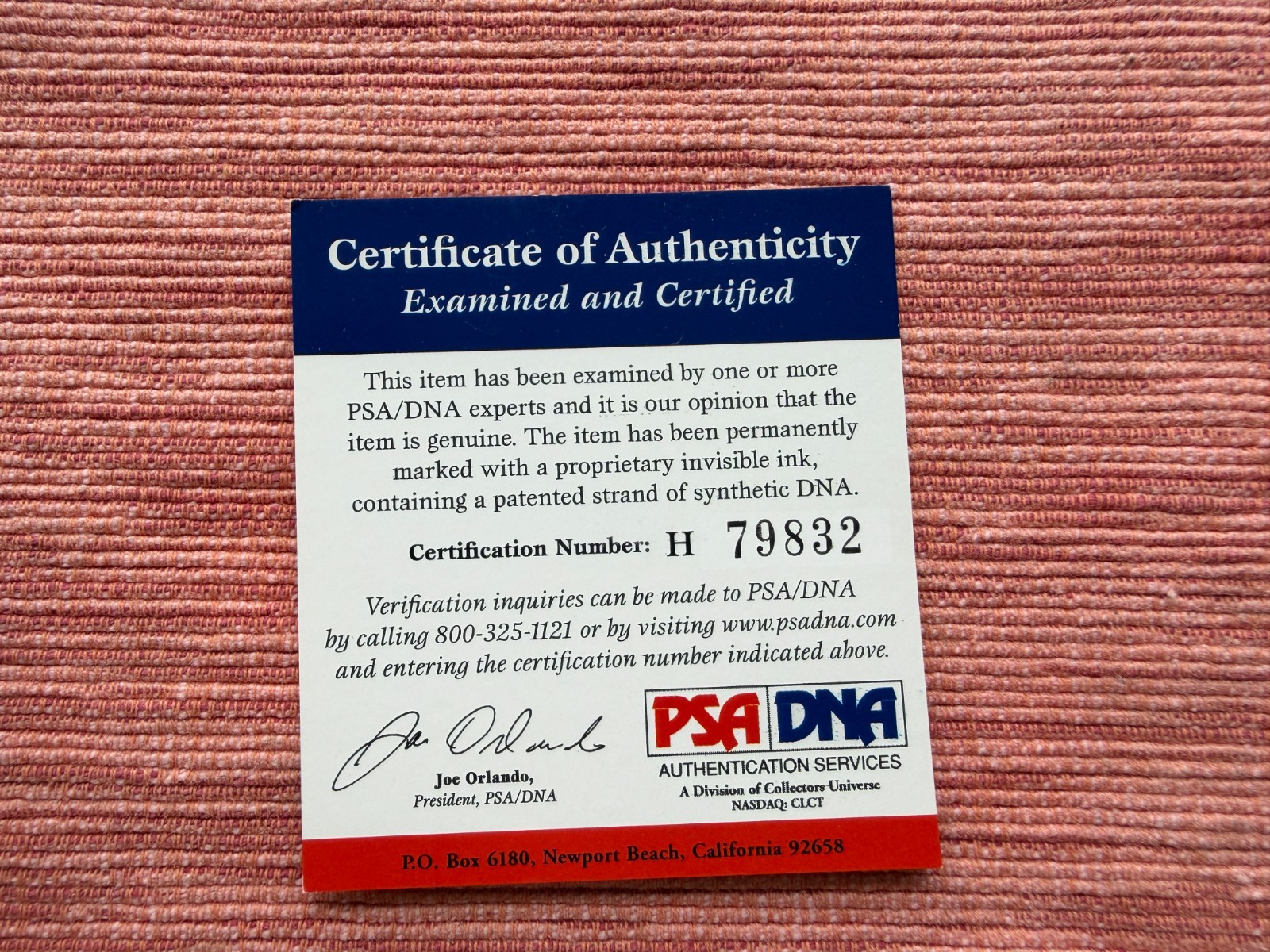 Stan Musial Autographed PSA Authenticated Baseball HOF St. Louis Cardinals view 4