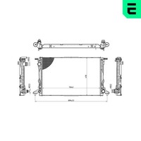 ERA MotorküHler WasserküHler 673423 FüR VW Touareg CR7 RC8 TDI 4Motion TSI Audi