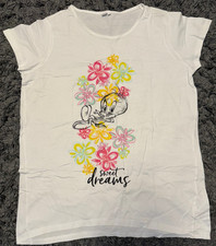 Looney Tunes ღღ T-Shirt kurzarm / Longshirt ღღ weiß mit Print ღღ Gr. XL ღღ