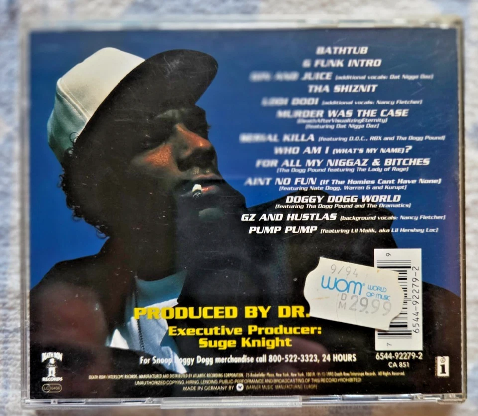 Snoop Doggy Dogg  Doggystyle  CD - Bild 2 von 2