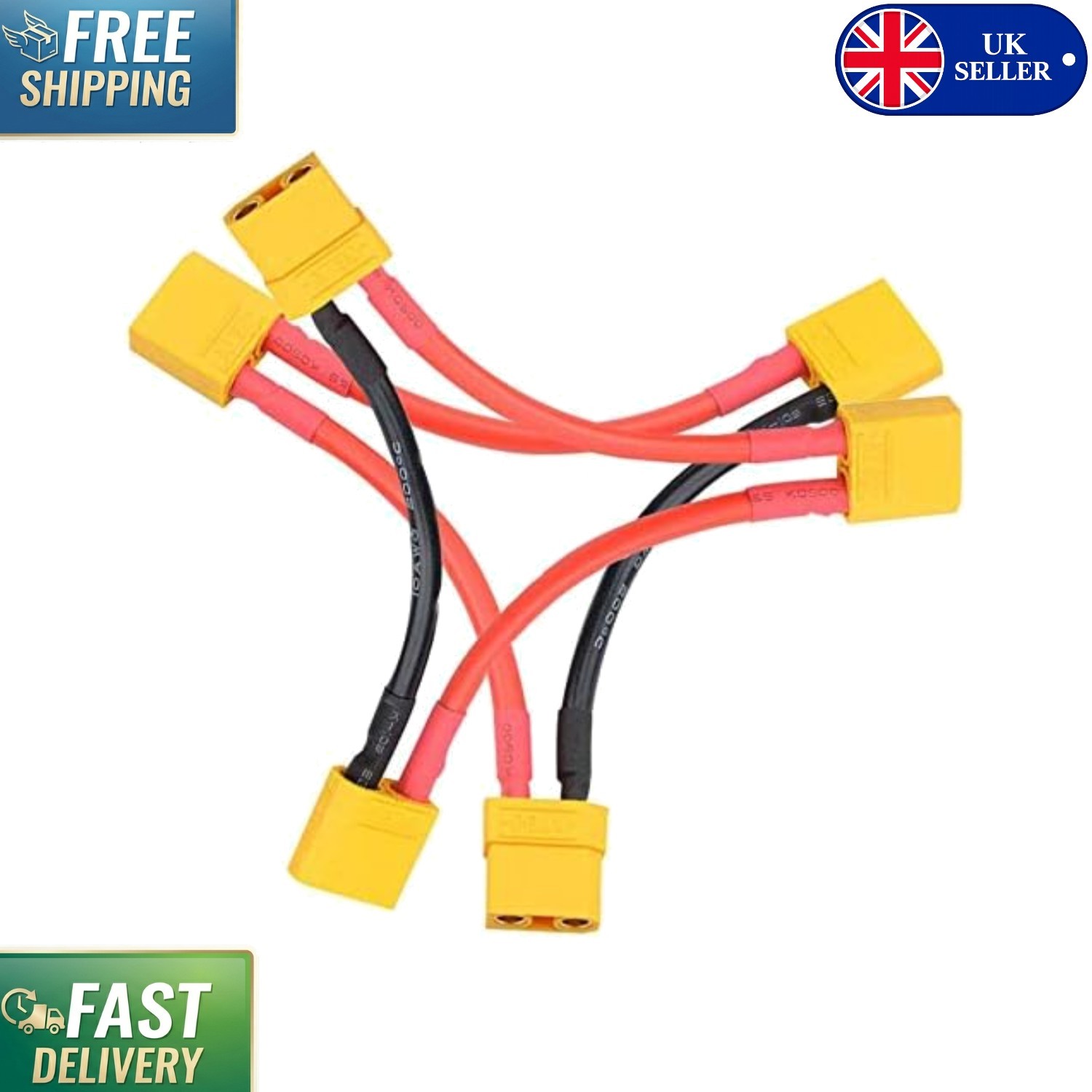Reliable XT90 Battery Series 10 Gauge Wire Connectors - Ideal for RC Enthusiasts