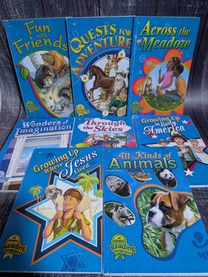 Abeka Reading Program 2nd Grade 2 Homeschool Book Lot of 8 - A B C D E F H I