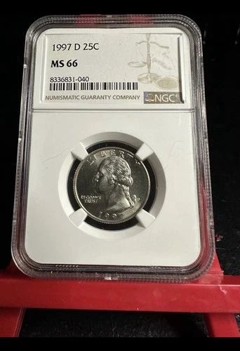 1997-D Washington Quarter — photo from the most recent tracked eBay sale