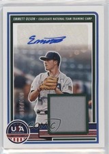 2023 USA Baseball Stars & Stripes Signature Materials /200 Emmett Olson Auto 0w8