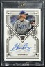 SHANE BAZ 2022 TOPPS DEFINITIVE COLL #DRA-BAZ ROOKIE AUTO RC 34/50 RAYS
