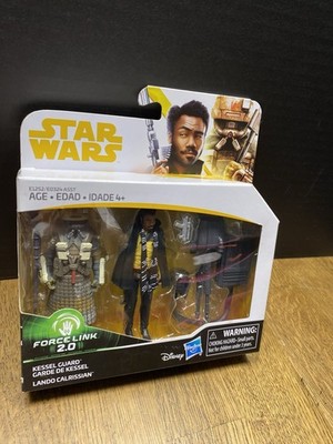KESSEL GUARD & LANDO CALRISSIAN Star Wars Solo Movie Force Link 2.0 3.75'' 2-Pack