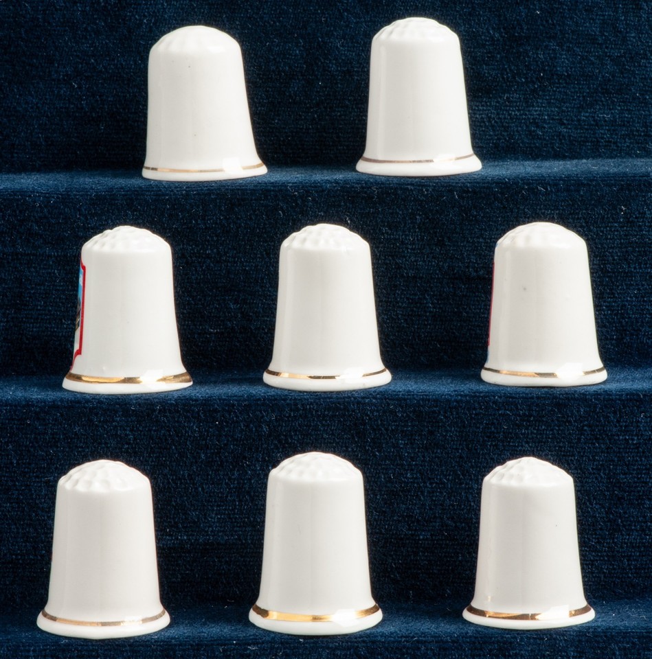 Thimbles Set of 8, Northern Italy, Places of Interest, Cities, Some ...