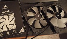 Corsair ML140 fans  silent, magnetic levitation 14mm, pack of 2 vent