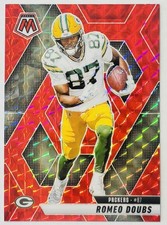 2025 Panini Mosaic - Romeo Doubs #130 Red Mosaic Prizm